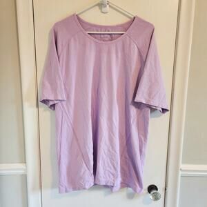 Livi Lavender Short-Sleeve Performance Top